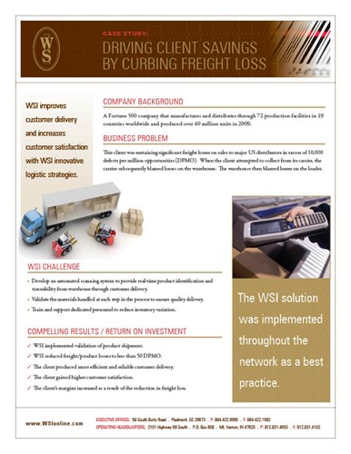 Driving Client Savings By Curbing Freight Loss Thumbnail